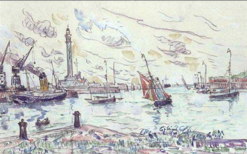 Paul Signac Dunkirk Spain oil painting art
